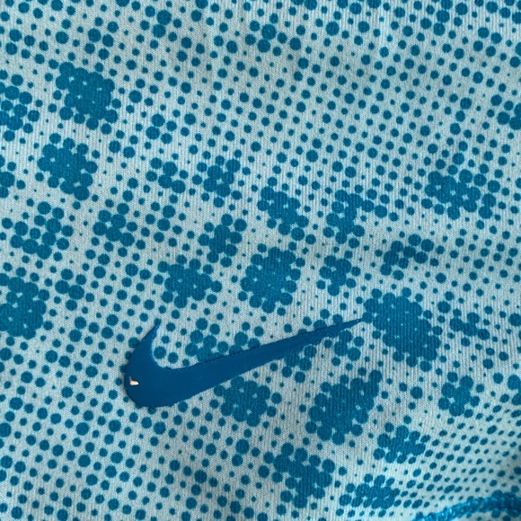 Nike Dri-Fit Turquoise Polka Dotted Tank Top - Picture 5 of 6